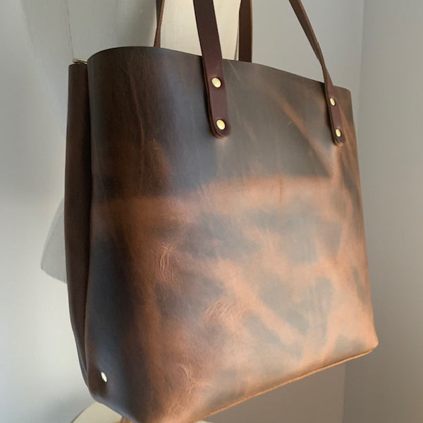 The Scout Classic Leather Tote - Coffee Limited Edition