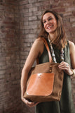 The Jayne Waxed Canvas and Leather Tote - Bag - Maycomb Mercantile - 14