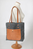 The Jayne Waxed Canvas and Leather Tote - Bag - Maycomb Mercantile - 20