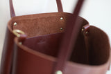 The Scout Classic Leather Tote - Cigar